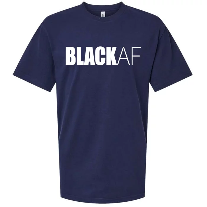 Black Af Blackaf African American Pride History Month Funny Gift Sueded Cloud Jersey T-Shirt