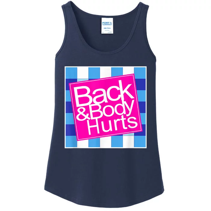 Back And Body Hurts Ladies Essential Tank