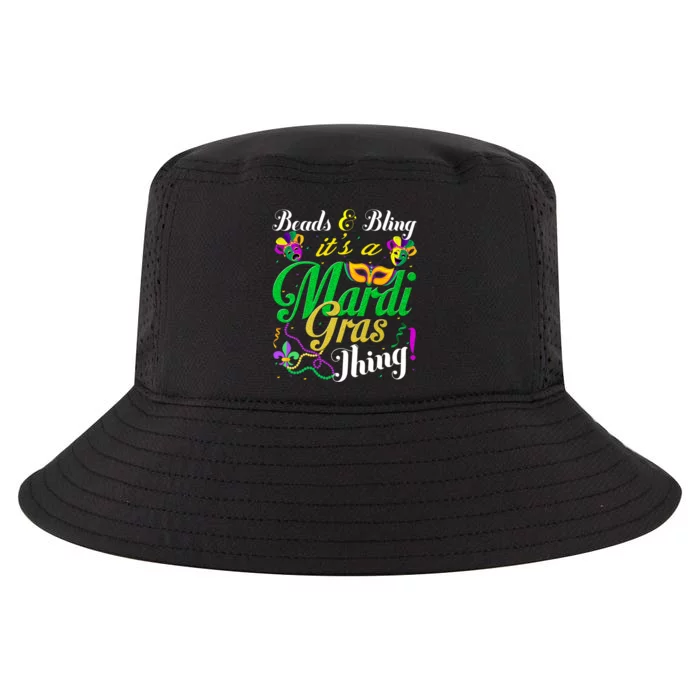 Beads And Bling ItS A Mardi Gras Thing Carnival Costume Cool Comfort Performance Bucket Hat