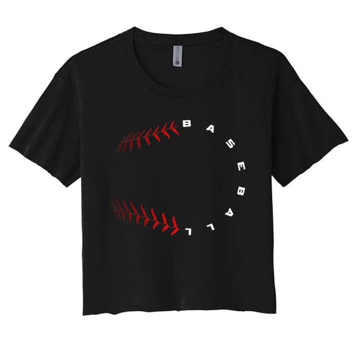 Baseball Apparel Baseball Women's Crop Top Tee