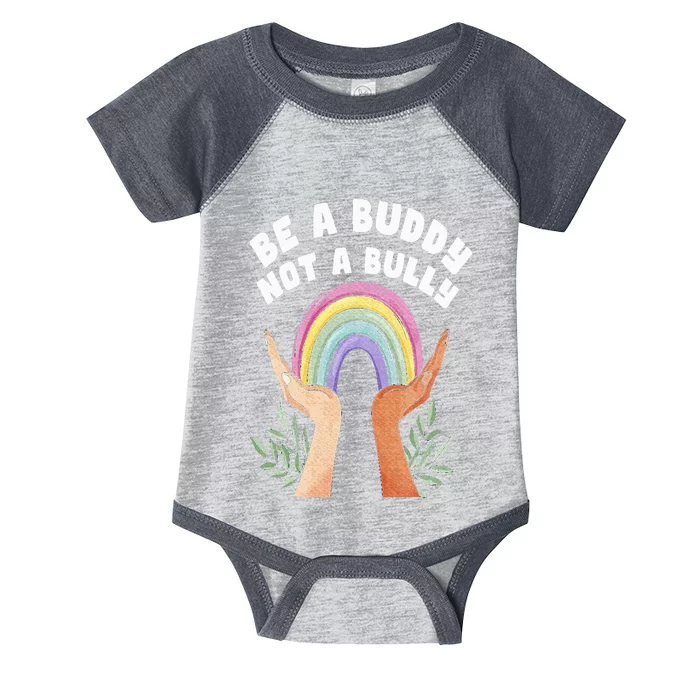 Be A Buddy Not A Bully Anti Bullying Infant Baby Jersey Bodysuit