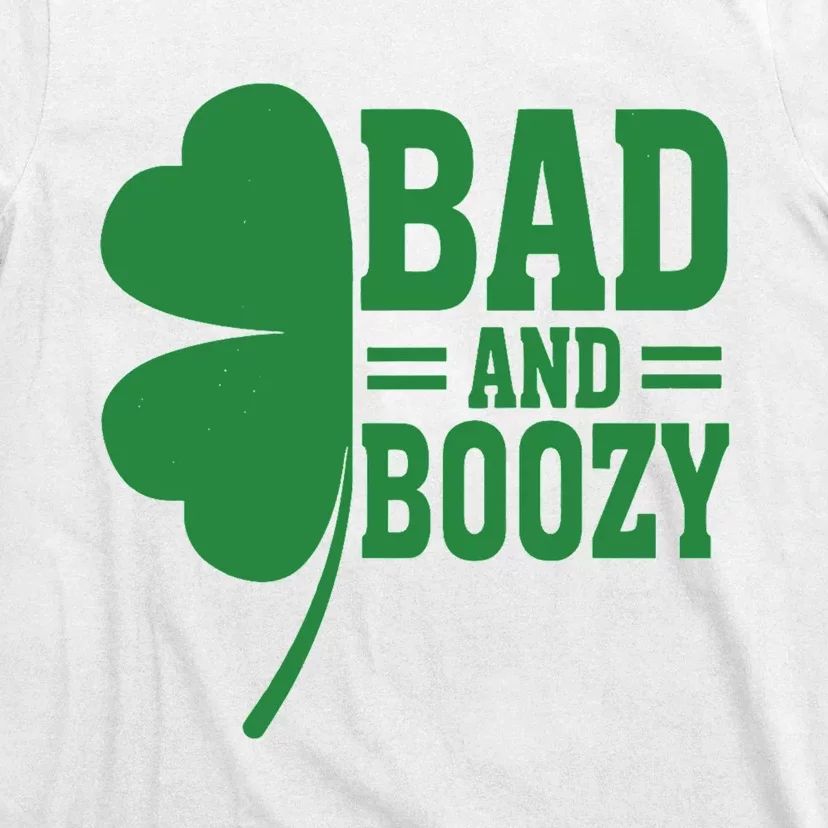 Bad And Boozy Shamrock T-Shirt