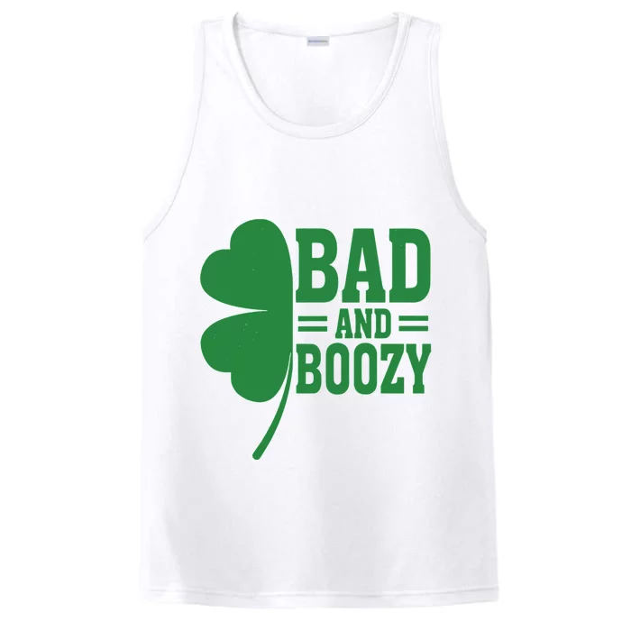 Bad And Boozy Shamrock Performance Tank