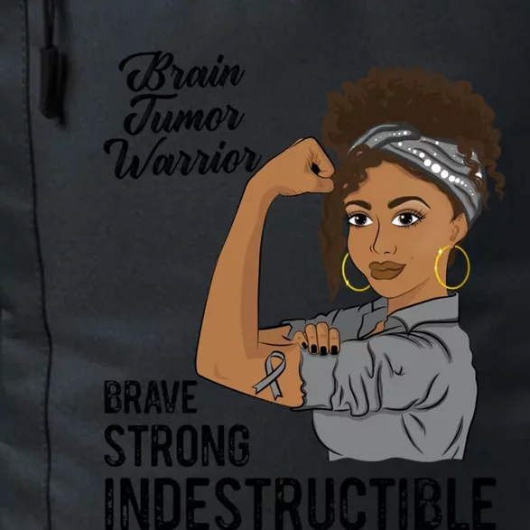 Black Awareness Brain Tumor Warrior Gift Daily Commute Backpack