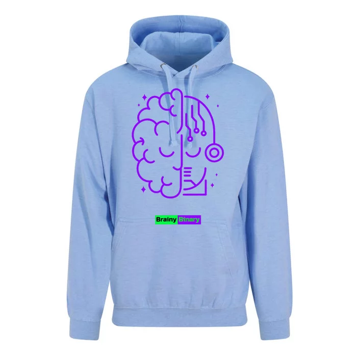 Binary And Brainy Intelligence Technology Unisex Surf Hoodie