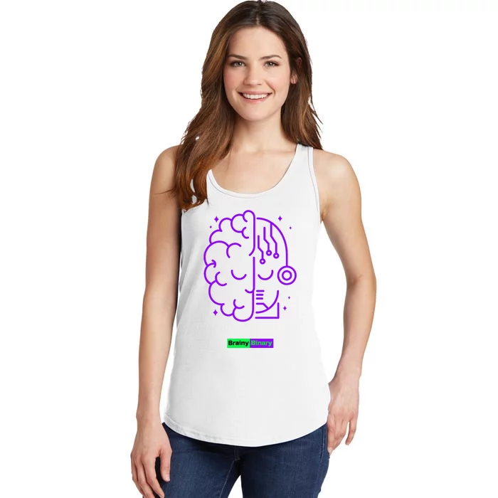 Binary And Brainy Intelligence Technology Ladies Essential Tank