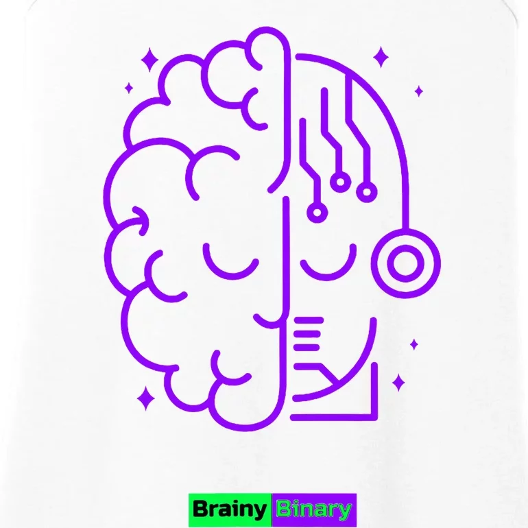 Binary And Brainy Intelligence Technology Ladies Essential Tank