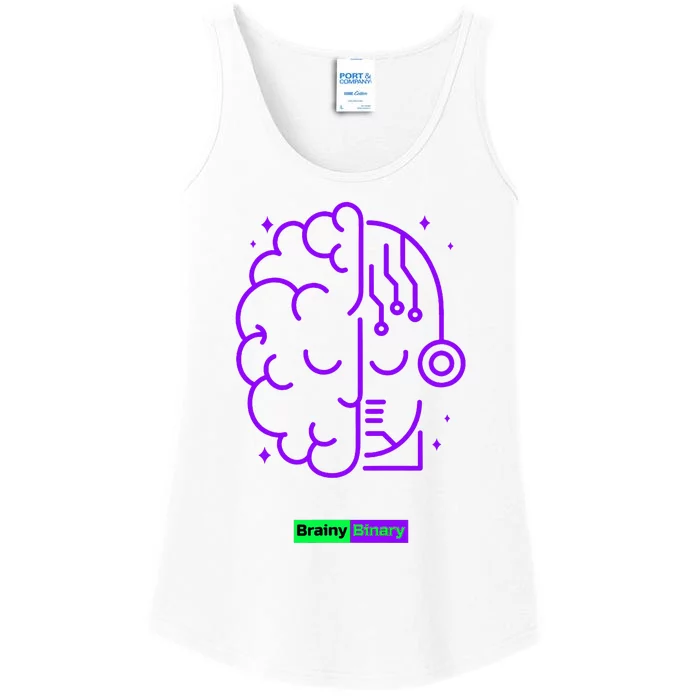 Binary And Brainy Intelligence Technology Ladies Essential Tank