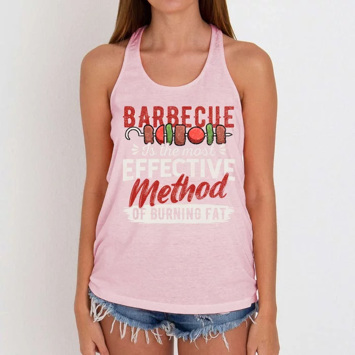 Barbecue Accessories Bbq Grill God Barbecue Meaningful Gift Women's Knotted Racerback Tank