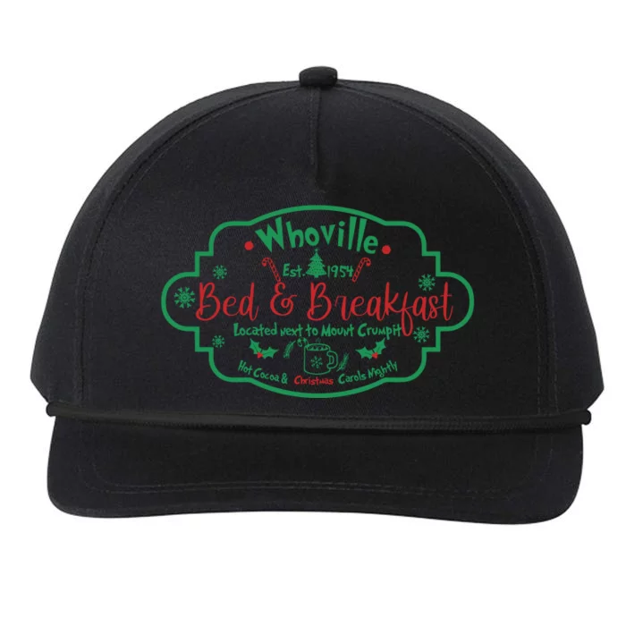 Bed And Breakfast Christmas Snapback Five-Panel Rope Hat