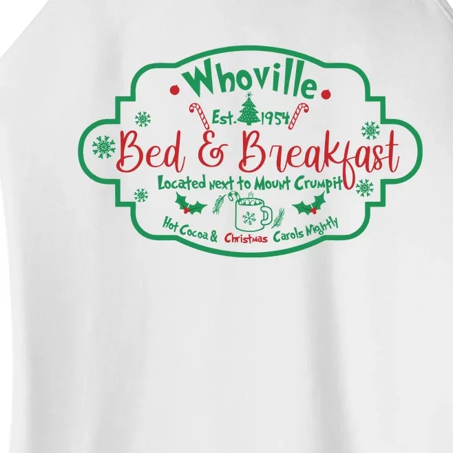 Bed And Breakfast Christmas Women’s Perfect Tri Rocker Tank