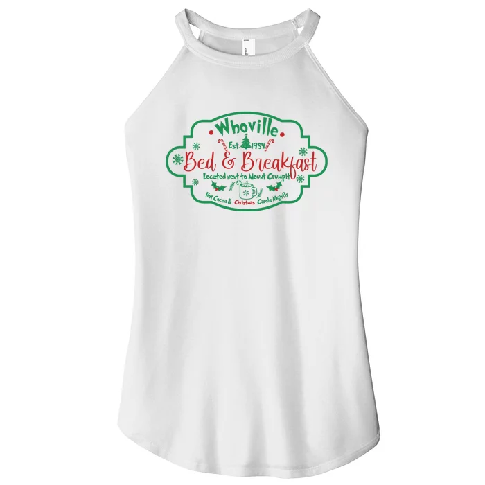 Bed And Breakfast Christmas Women’s Perfect Tri Rocker Tank