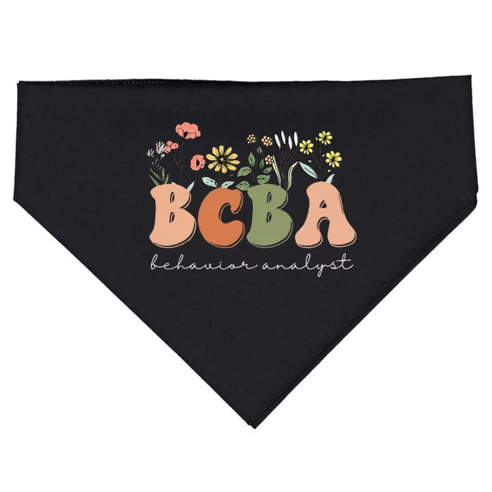 Behavior Analyst BCBA Behavior Therapist ABA Therapist RBT USA-Made Doggie Bandana