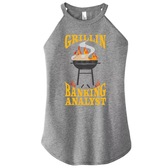 Banking Analyst Bbq Grill Smoker And Barbecue Chef Funny Gift Women’s Perfect Tri Rocker Tank