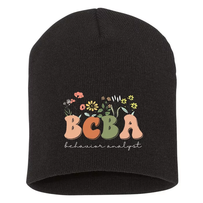 Behavior Analyst BCBA Behavior Therapist ABA Therapist RBT Short Acrylic Beanie