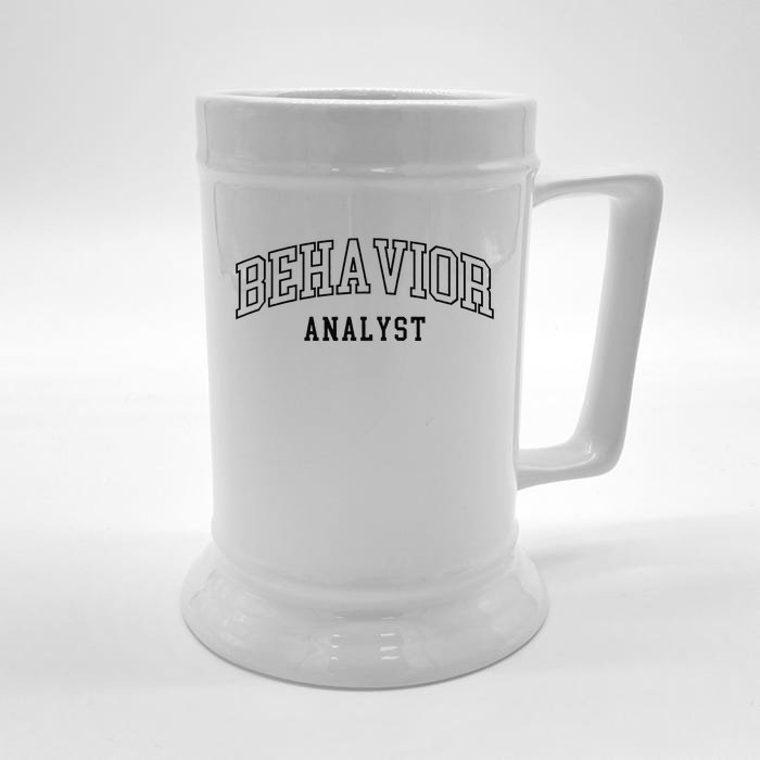 Behavior Analyst Behavior Analysis Diagnosing Behaviorism Front & Back Beer Stein