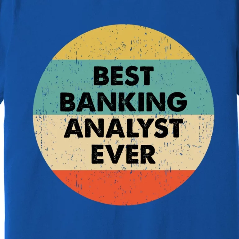 Banking Analysgift Best Banking Analyst Ever Gift Premium T-Shirt