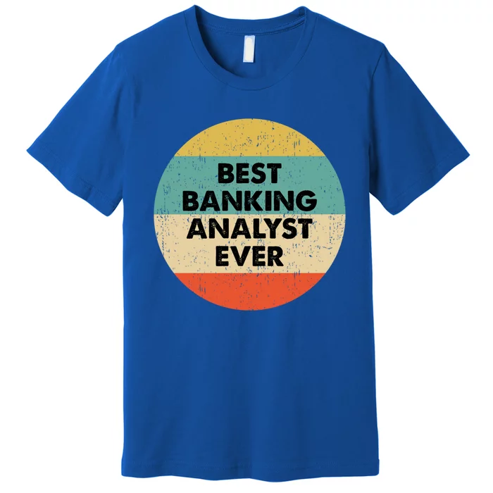 Banking Analysgift Best Banking Analyst Ever Gift Premium T-Shirt