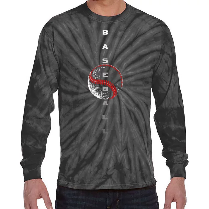 Baseball Apparel Baseball Tie-Dye Long Sleeve Shirt