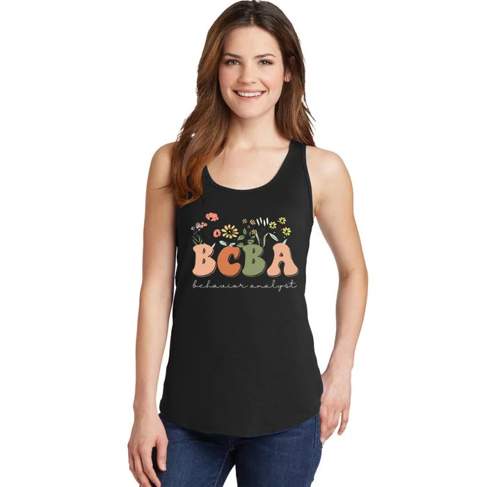 Behavior Analyst BCBA Behavior Therapist ABA Therapist RBT Ladies Essential Tank