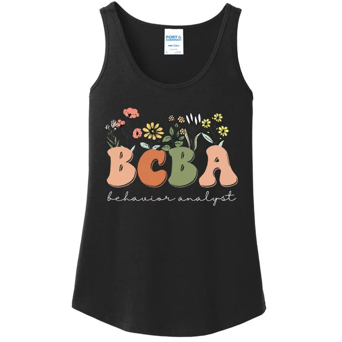 Behavior Analyst BCBA Behavior Therapist ABA Therapist RBT Ladies Essential Tank