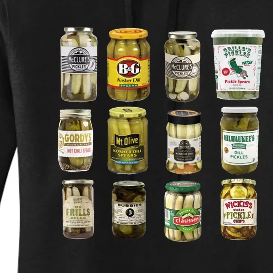 Bad Addiction Boutique Pickle Jars Women's Pullover Hoodie