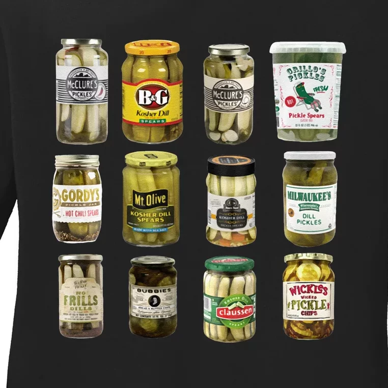 Bad Addiction Boutique Pickle Jars Ladies Long Sleeve Shirt