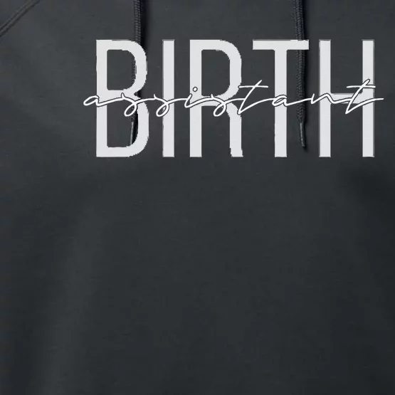 Birth Assistant Birth Doula Women Birth Worker Performance Fleece Hoodie