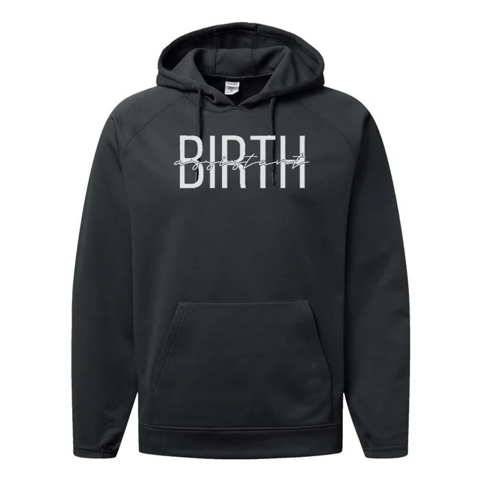 Birth Assistant Birth Doula Women Birth Worker Performance Fleece Hoodie