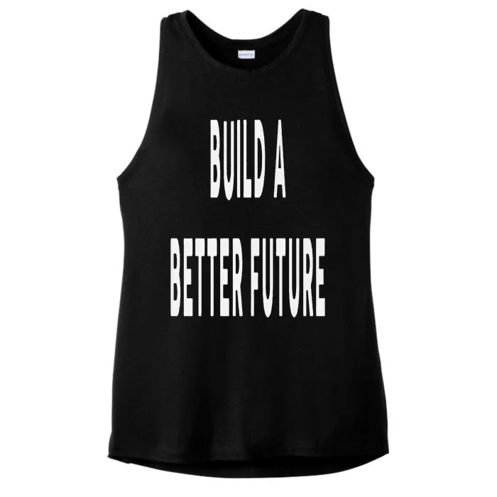 Build A Better Future Kamala Harris 2024 Ladies Tri-Blend Wicking Tank