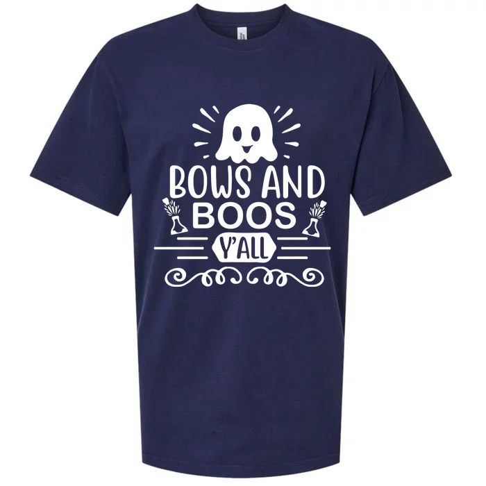 Bows And Boos Y'all Sueded Cloud Jersey T-Shirt