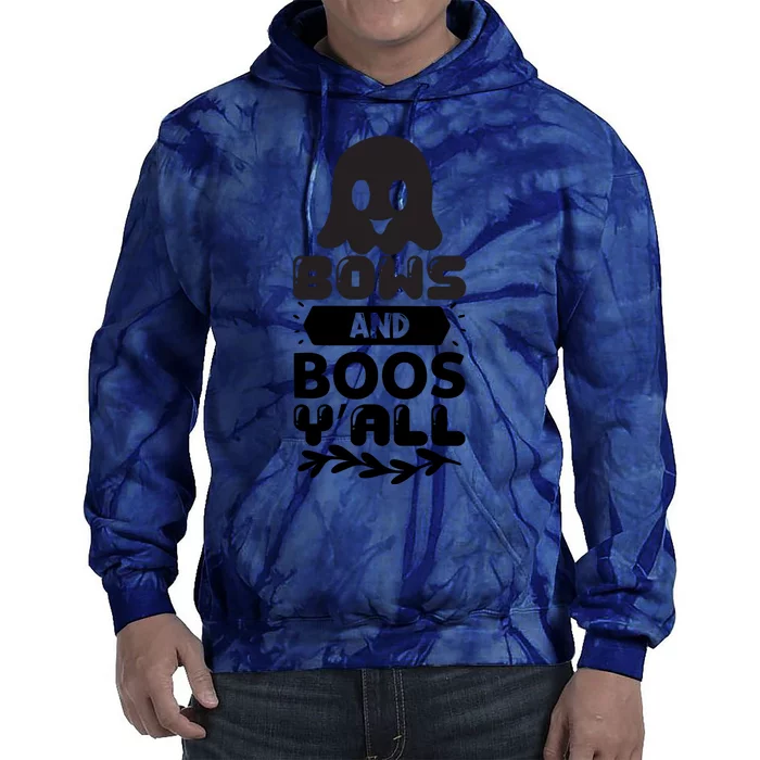 Bows And Boos Y'all Tie Dye Hoodie