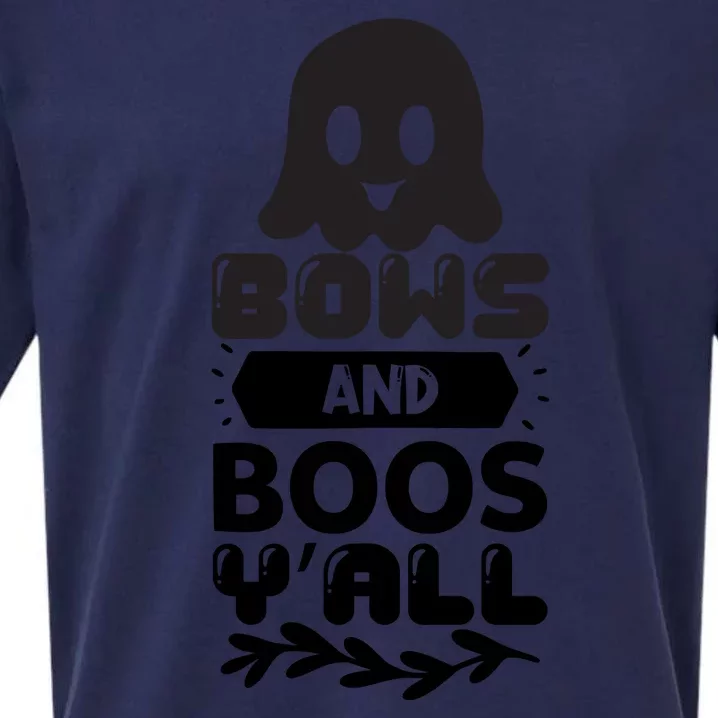 Bows And Boos Y'all Sueded Cloud Jersey T-Shirt