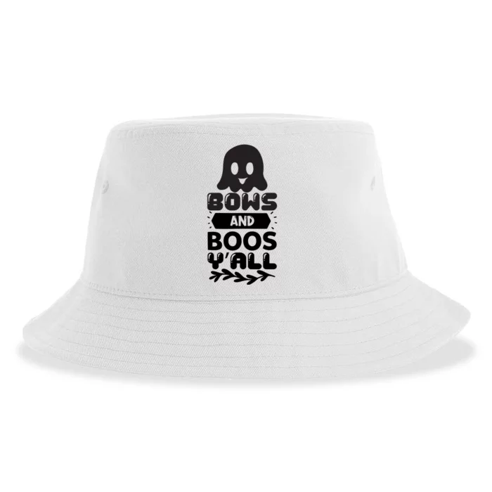 Bows And Boos Y'all Sustainable Bucket Hat