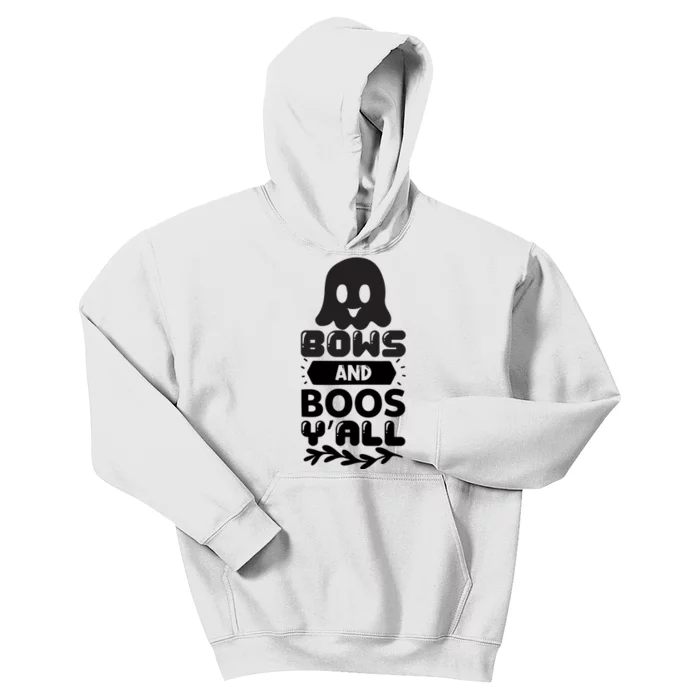 Bows And Boos Y'all Kids Hoodie