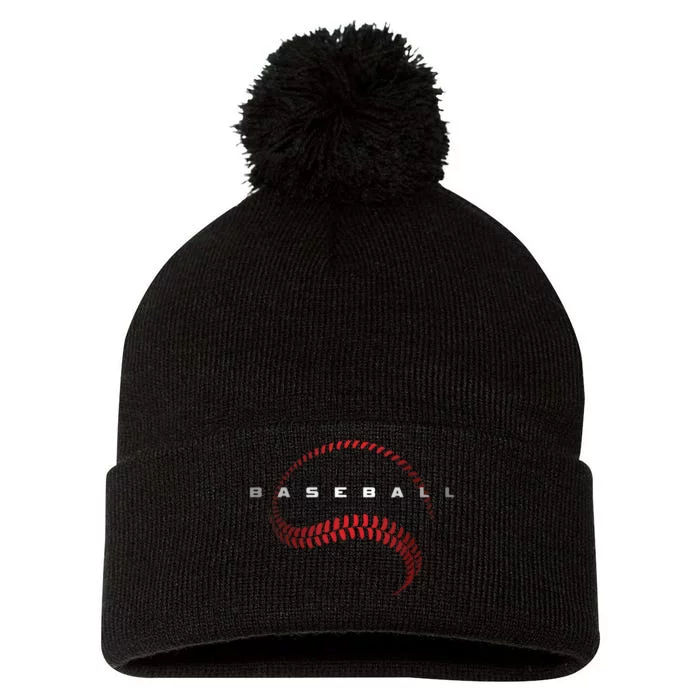 Baseball Apparel Baseball Pom Pom 12in Knit Beanie