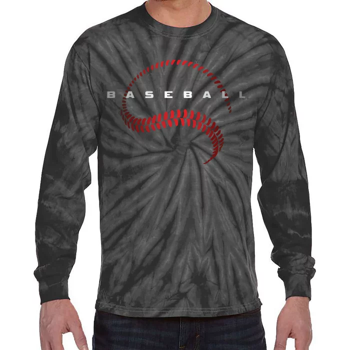 Baseball Apparel Baseball Tie-Dye Long Sleeve Shirt