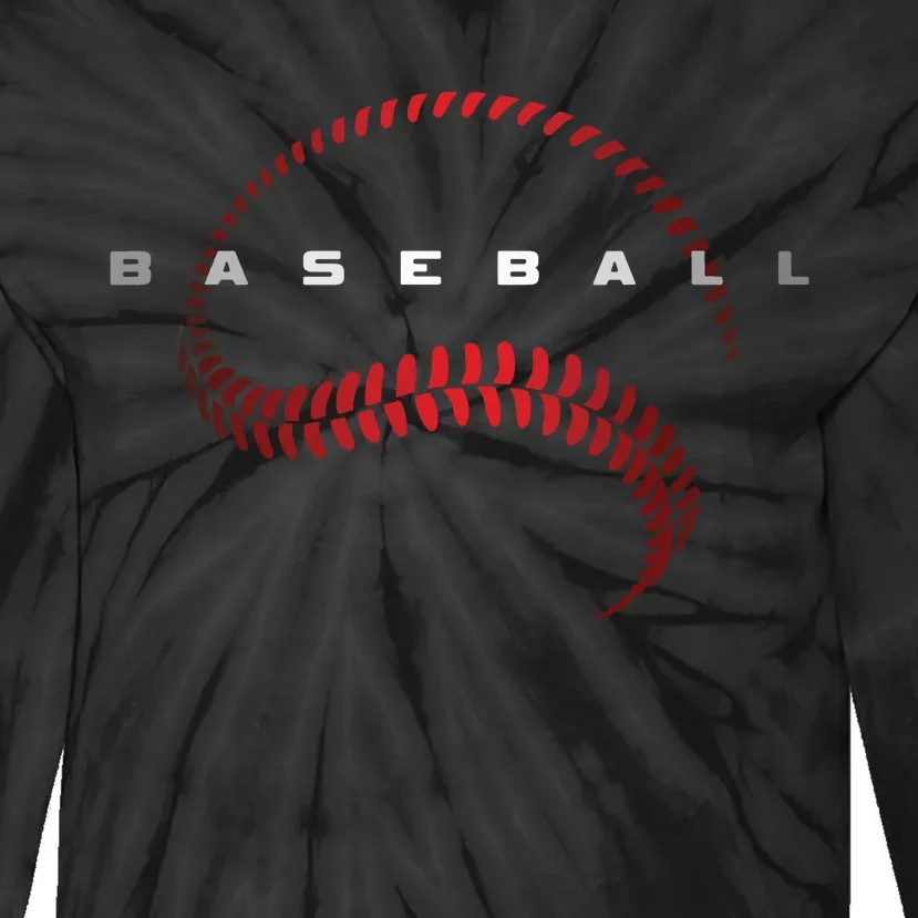 Baseball Apparel Baseball Tie-Dye Long Sleeve Shirt