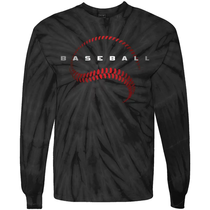 Baseball Apparel Baseball Tie-Dye Long Sleeve Shirt