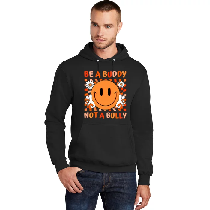 Be A Buddy Not A Bully Unity Day Anti Bullying Orange Face Hoodie