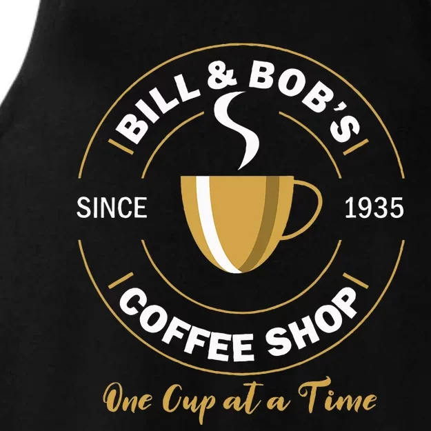 Bill And BobS Coffee Shop Aa Recovery Gift Ladies Tri-Blend Wicking Tank