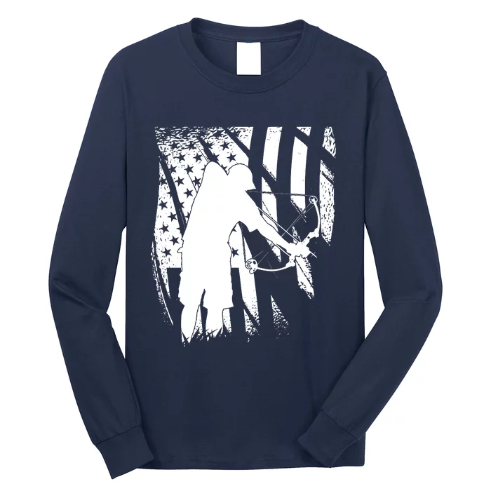 Bowfishing Americana Long Sleeve Shirt