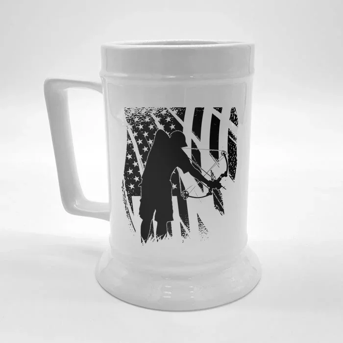 Bowfishing Americana Front & Back Beer Stein