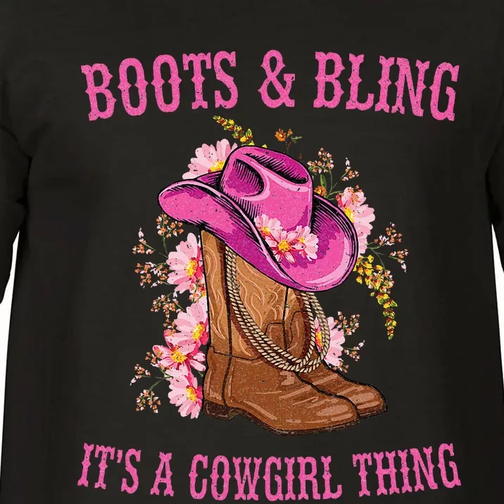 Boots And Bling Its A Cowgirl Thing Cute Love Country Life Comfort Colors T-Shirt