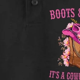 Boots And Bling Its A Cowgirl Thing Cute Love Country Life Dry Zone Grid Performance Polo