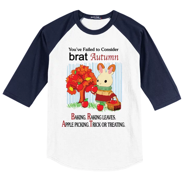 Brat Autumn Baseball Sleeve Shirt