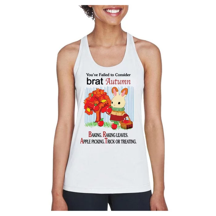 Brat Autumn Women's Racerback Tank