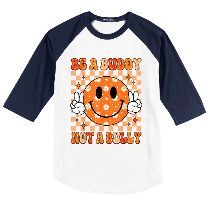 Be A Buddy Not A Bully Unity Day Orange Anti Bullying Baseball Sleeve Shirt