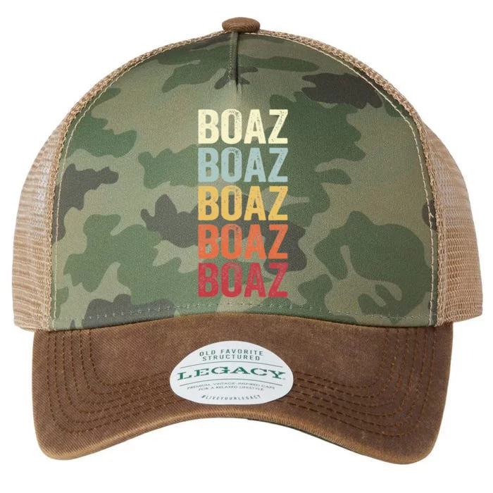 Boaz Alabama Boaz Al Retro Vintage Text Legacy Tie Dye Trucker Hat