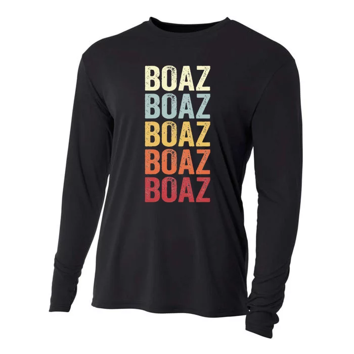 Boaz Alabama Boaz Al Retro Vintage Text Cooling Performance Long Sleeve Crew